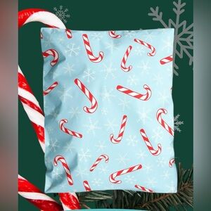 10 POLYMAILERS - CANDY CANE